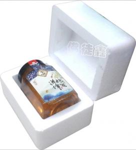 600ml蜂蜜玻璃瓶/老干媽塑料瓶快遞物流防摔震抗壓加密泡沫保護(hù)盒